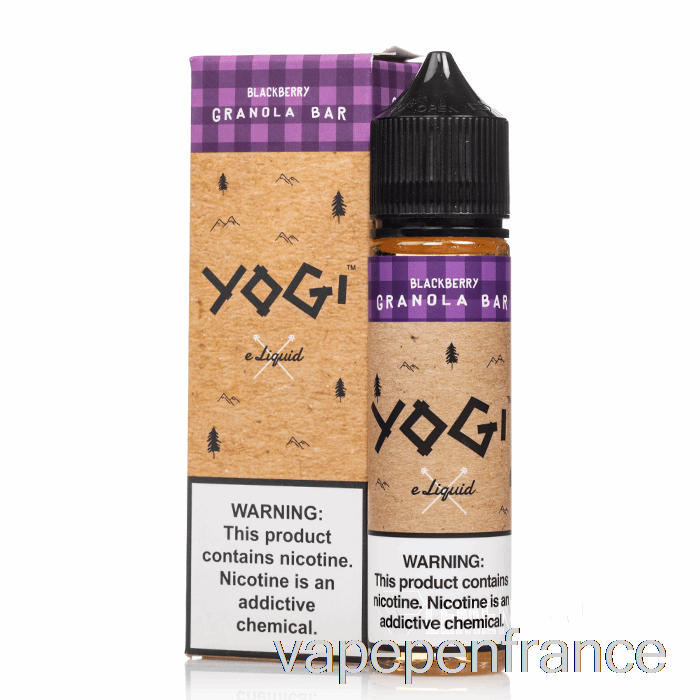 Barre Granola à La Mûre - E-liquide Yogi - Stylo Vape 60ml 0mg